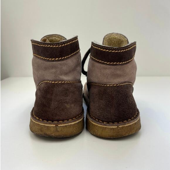 Kickers Suede Kicklegend Unisex Classic Fleece Lined Ankle Boots - Size 38/US7 - Picture 4 of 9